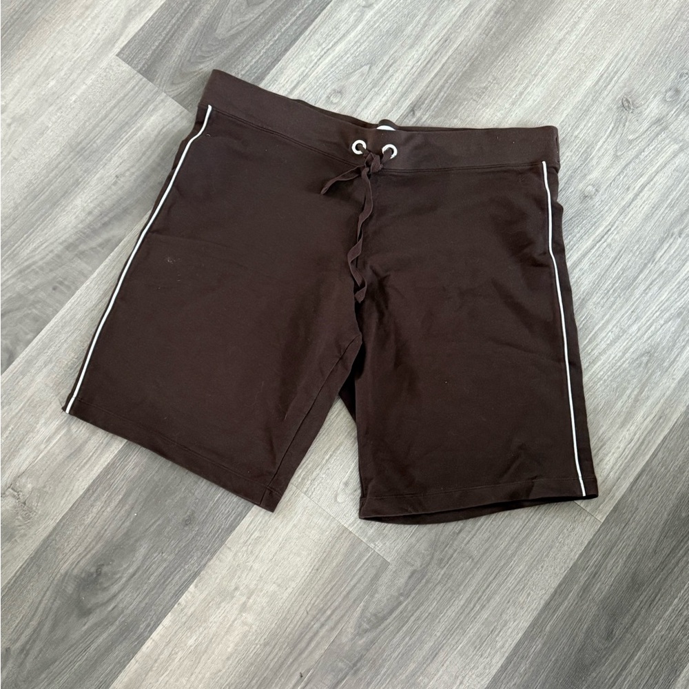 Danskin Now Women's Dark Brown Athletic Shorts